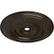 Ekena Millwork Classic Ceiling Medallion (Canopies up to 8 1/4"), 44 1/2"OD x 4"ID x 4 "P, Stone Hearth Crackle CM44CLSHC - alternate 2